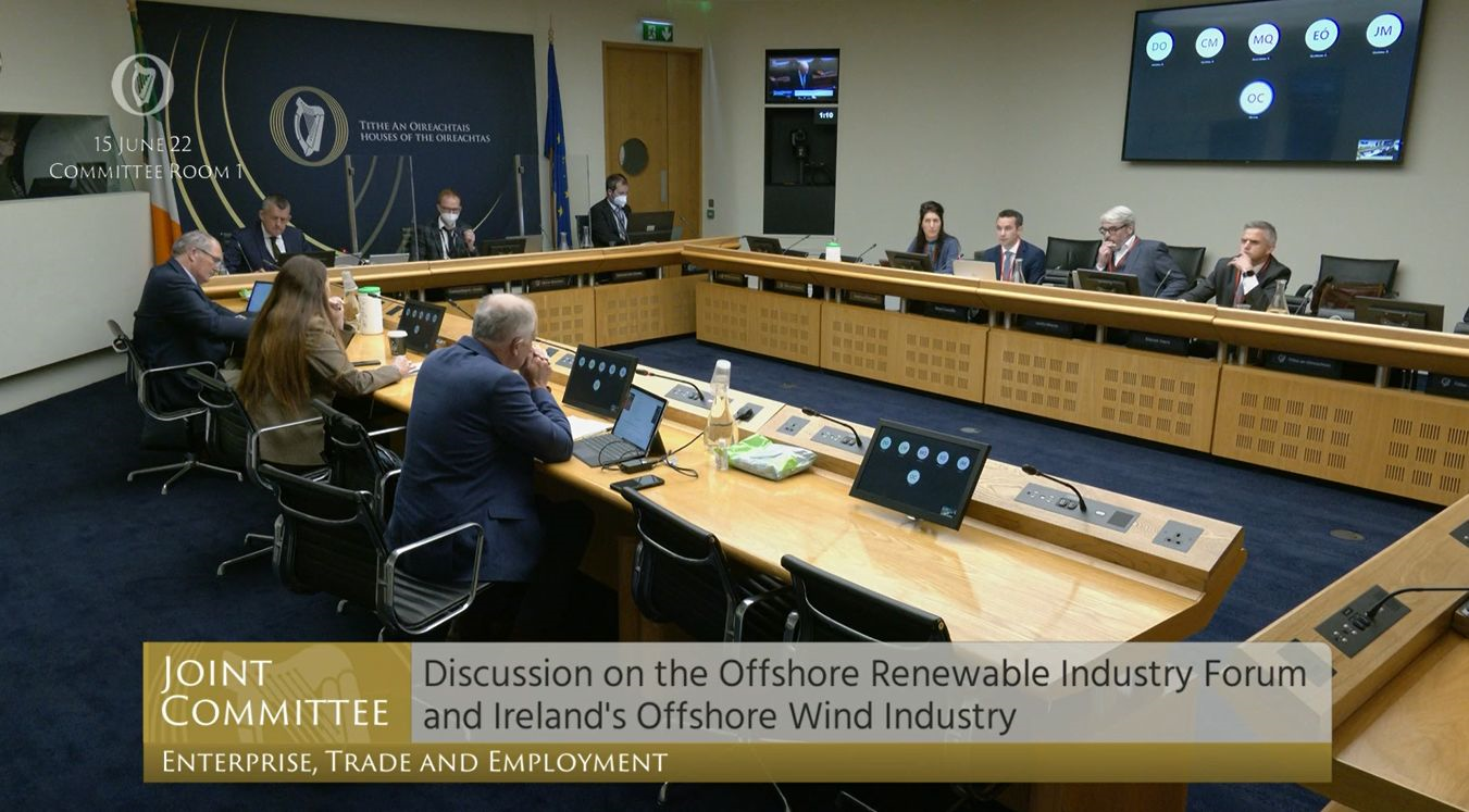 Joint Oireachtas Committee Meeting on Ireland's Offshore Wind Industry